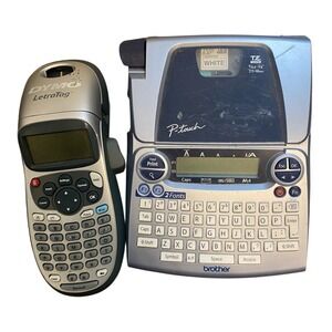 [Lot Of‎ 2] Dymo Letra Tag And Brother Label Maker Untested *Read*